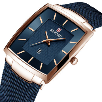 REWARD 62009 Men Watch Quartz Watches Business Casual Wristwatches Stainless Steel Relogio Masculino